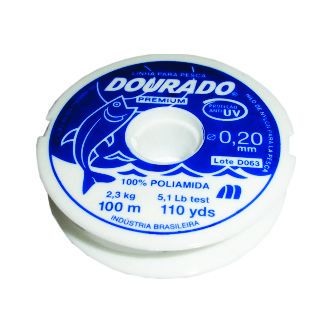 LINHA PESCA DOURADO C/ 100 m - 1,00 mm (1259)