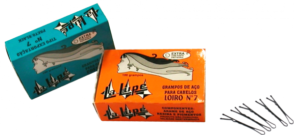 GRAMPO CABELO C/ 100 UND Nº 7 LOIRO (352)