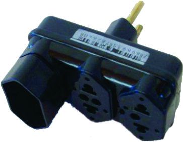 PINO ADAPTADOR 3 PINOS 250V 10A PERLEX (4635)